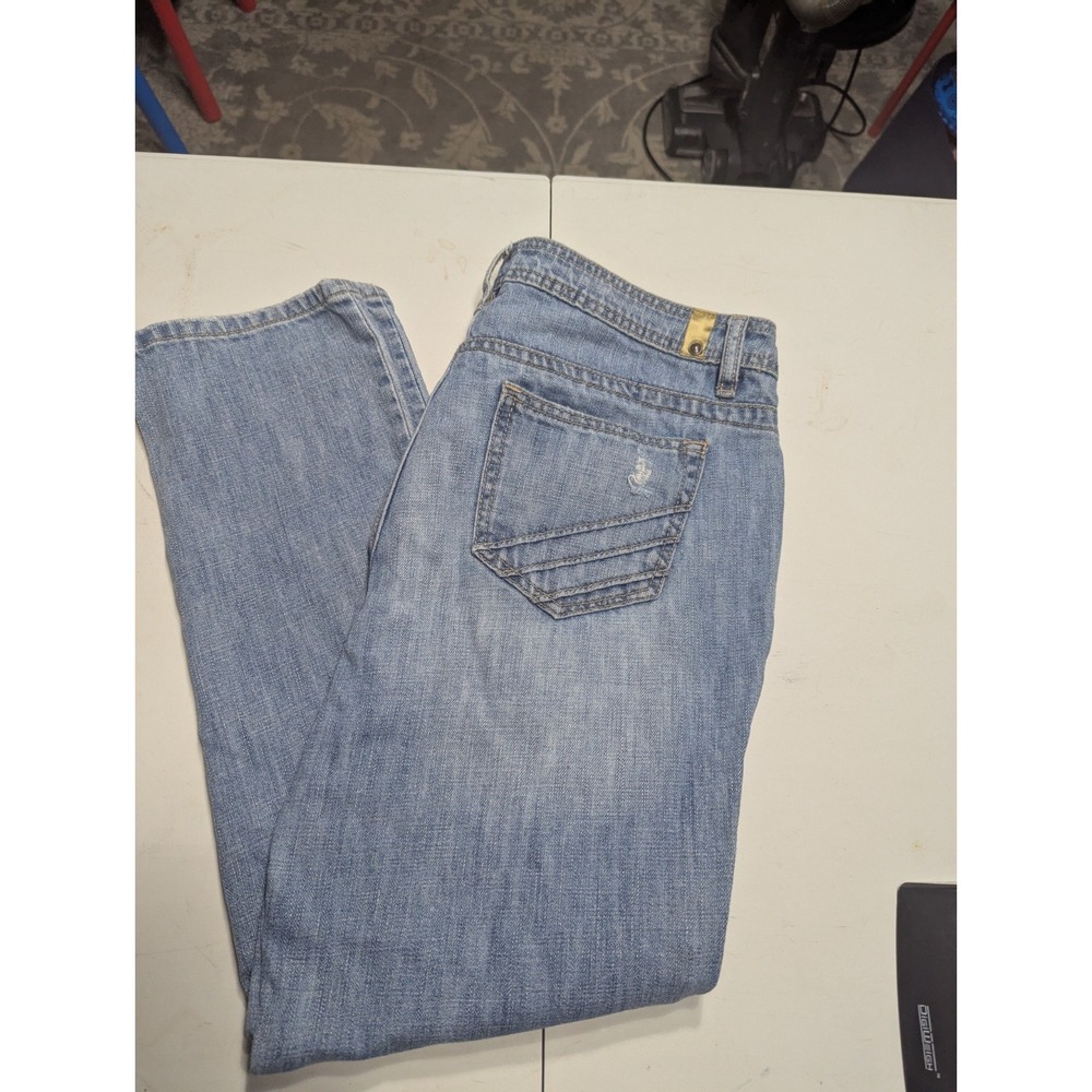 LC Lauren Conrad Mid Rise Distressed Jeans Women's Size 10